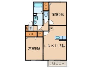 レクスト赤坂の物件間取画像